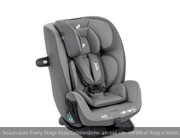 Joie - Scaun auto Every Stage R129 Cobblestone, 40-145 cm, certificat R129 si testat ADAC [2]