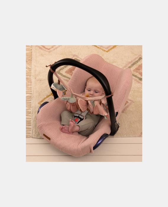 Jucarie senzoriala pentru scoica/carucior – Flowers & Butterflies [3]