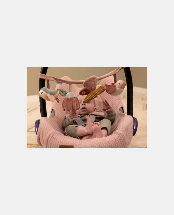 Jucarie senzoriala pentru scoica/carucior – Flowers & Butterflies [2]