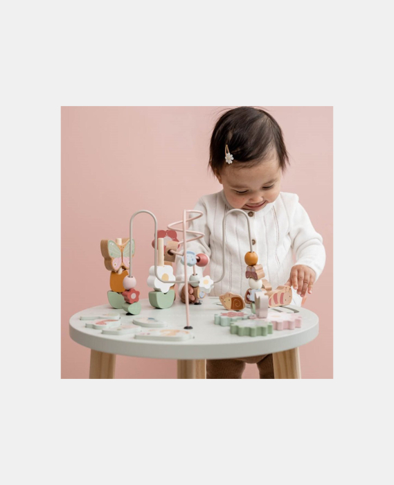 Masuta din lemn FSC cu activitati – Flowers [2]