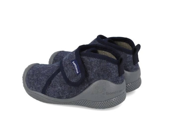 Pantofiori de interior copii baieti din textil Biomecanics, Albastru - 251140-A371 [2]