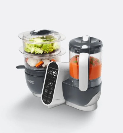 Diversificare - Babymoov - Robot multifunctional Nutribaby + 6 in 1 Industrial Grey