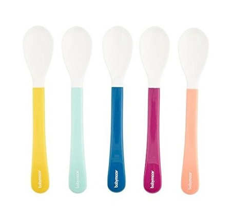 Diversificare - Babymoov– Set de 5 lingurite multicolore