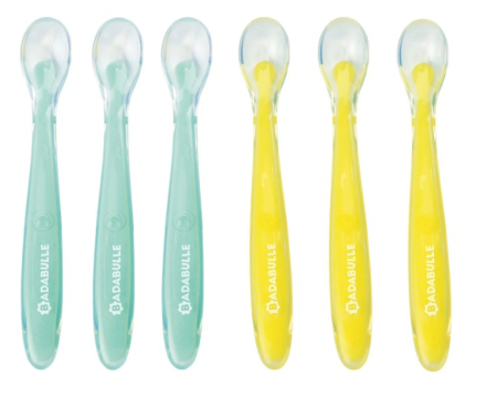 Diversificare - Badabulle - Set 6 lingurite colorate flexibile