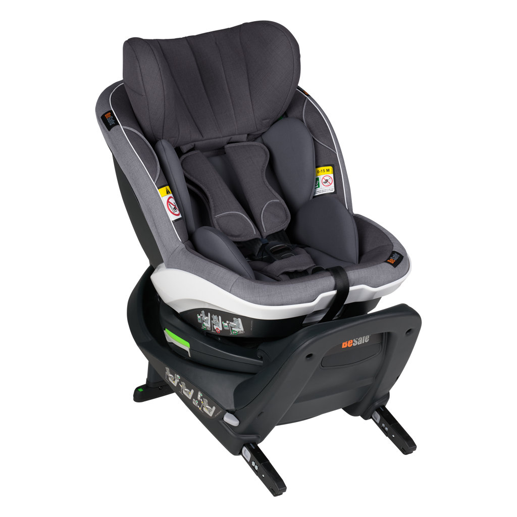 Scaune Auto 0 - 4ani - BeSafe iZi Turn i-Size Gri Metallic Mélange