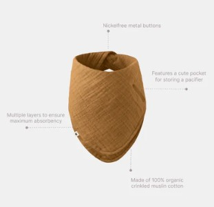 Diversificare - BIBS - Bavetica Bandana Mustard