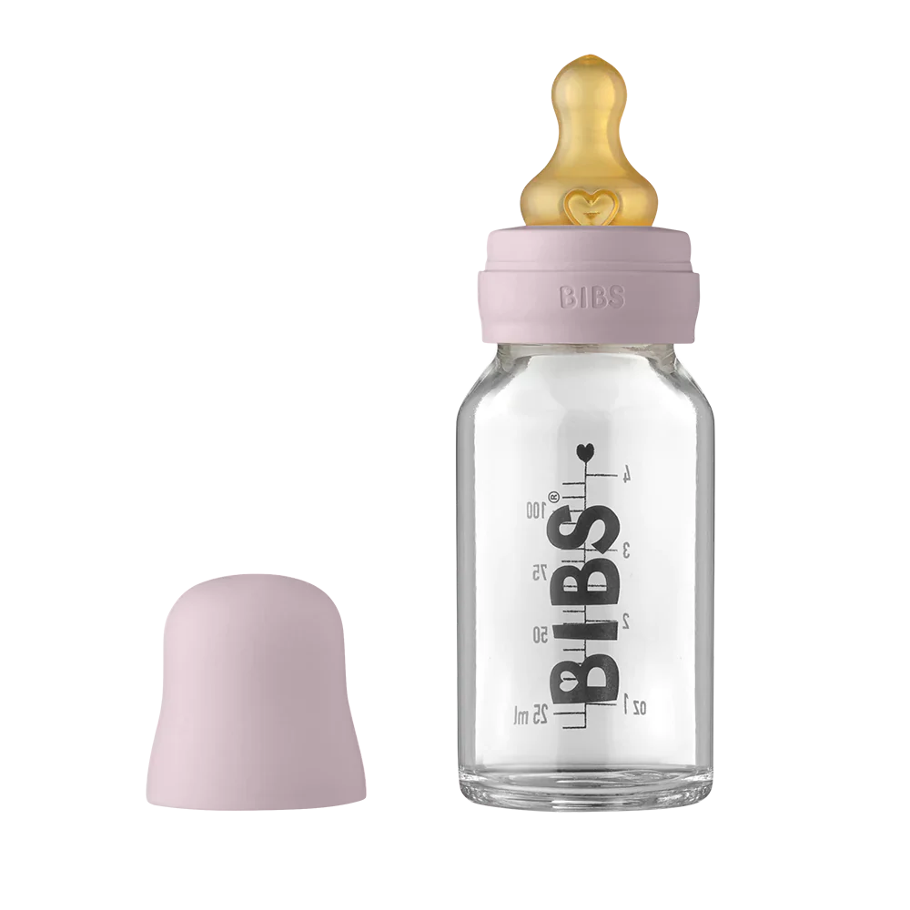Biberoane & Accesorii - BIBS - Set complet biberon din sticla anticolici, 110 ml