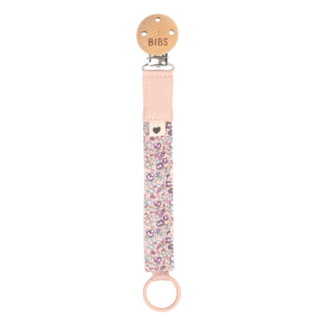 Suzete & Accesorii - BIBS x LIBERTY - Lantisor clip pentru suzeta, Eloise Blush