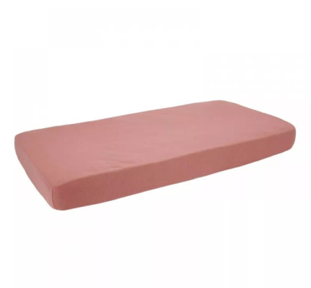 PĂTUȚURI si ACCESORII - Cearceaf cu elastic Pure Pink - bumbac 100% 60x120
