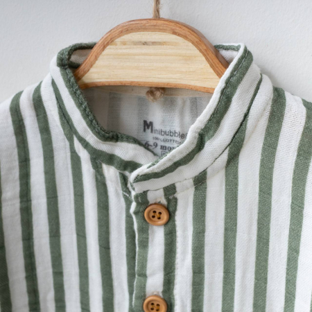 Costumas Bebe Baieti Muselina Vernil Dungi [3]