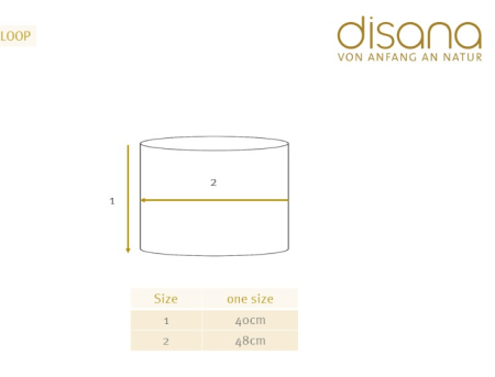 Fular/Esarfa din lână merinos Disana Adulti [1]