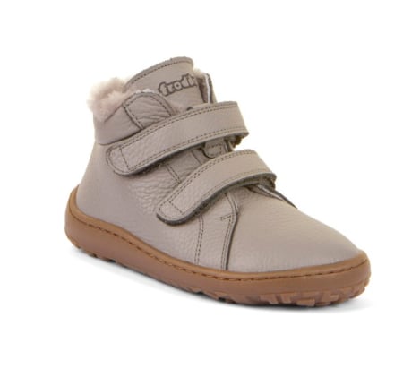 Primii pasi - Ghete BAREFOOT WINTER FURRY G3110263-5K LIGHT GREY