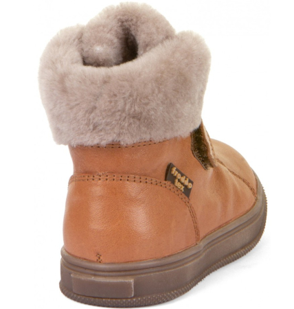 Primii pasi - Ghete impermeabile Froddo Basco Tex  Cognac