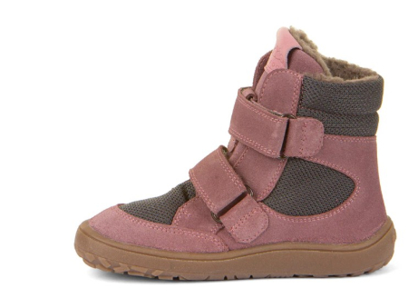 Ghetele de iarnă Barefoot Froddo Tex Grey/Pink [4]