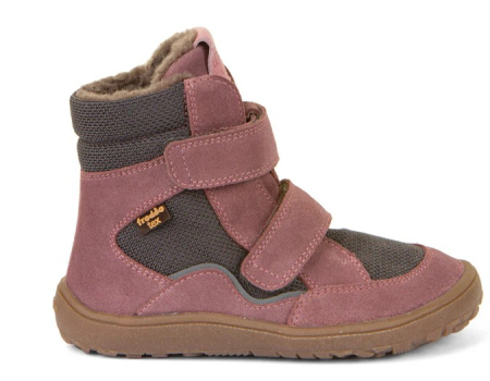 Ghetele de iarnă Barefoot Froddo Tex Grey/Pink [1]