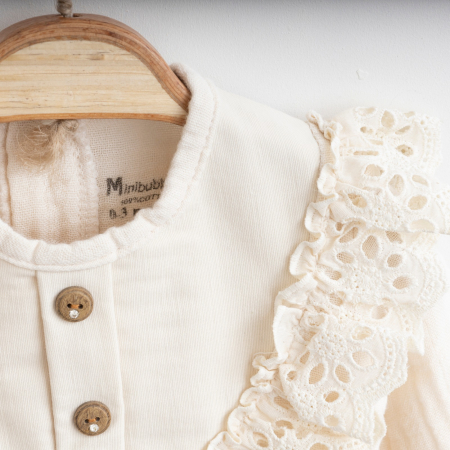Overall Muselina Fetite Crem [1]
