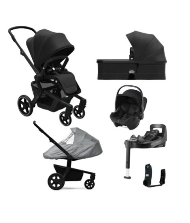 CĂRUCIOARE - Pachet cărucior pentru copii, 4 în 1 Joolz, Hub+ Black