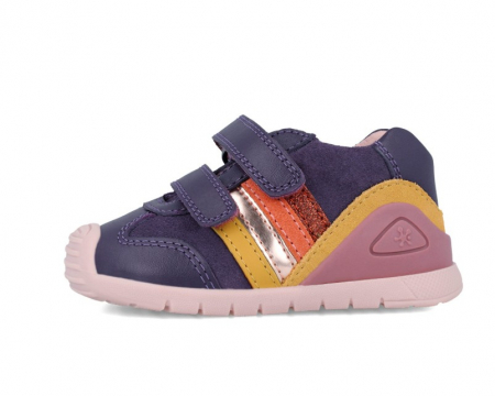Pantofi copii fete din piele Biomecanics, Mov - 241110-D783 [4]