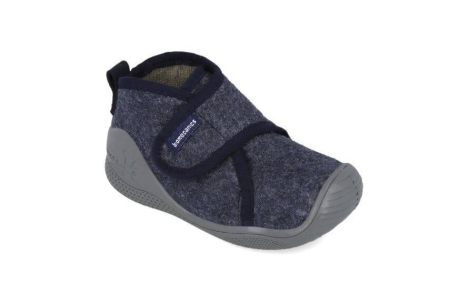 Pantofiori de interior copii baieti din textil Biomecanics, Albastru - 251140-A371 [2]