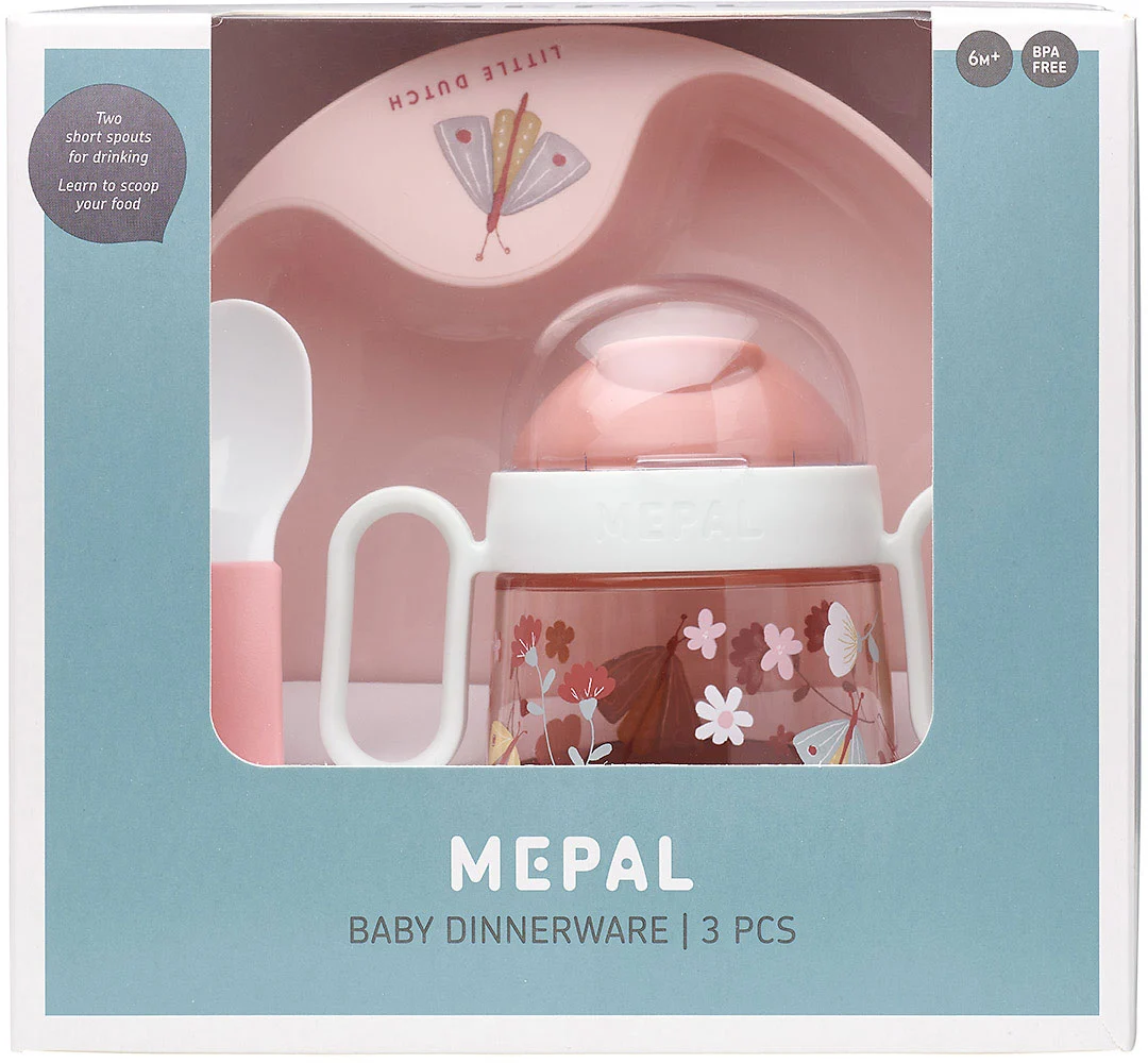 Diversificare - Set de masă MEPAL Baby – Flowers & Butterflies