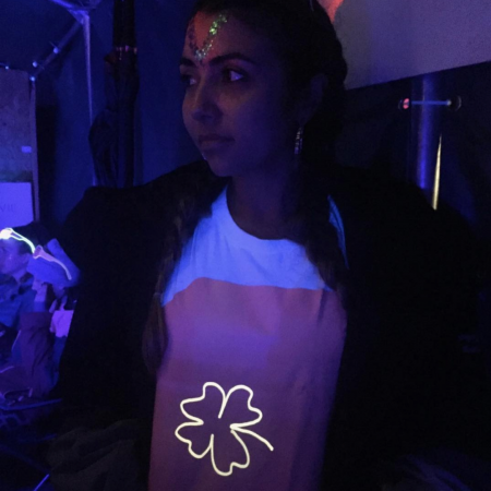 Tricou Copii Interactiv Luminat Alb-Roz Illuminated Apparel [2]