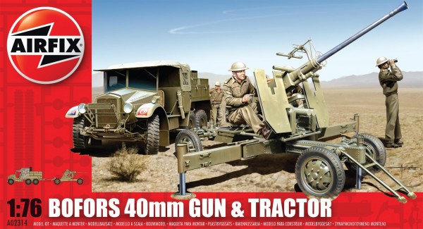 Airfix Bofors 40Mm Gun And Tractor [1]