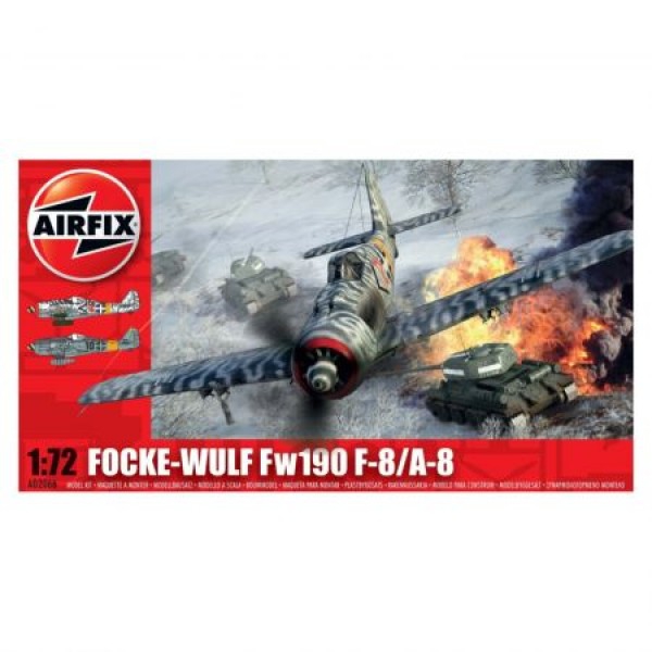 Kit aeromodele Airfix 2066 Avion Focke Wulf Fw190 F-8/A-8 Scara 1:72  [1]