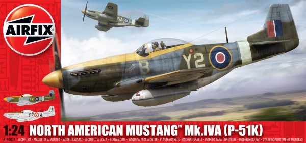 Kit constructie Airfix avion North American P-51K/RF Mustang 1:24 [1]