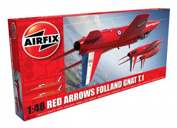 Kit constructie Airfix avion Red Arrows Gnat [1]