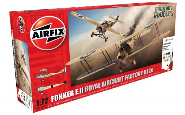 Kit constructie Airfix set Fokker E.II/BE2C Dogfight [1]