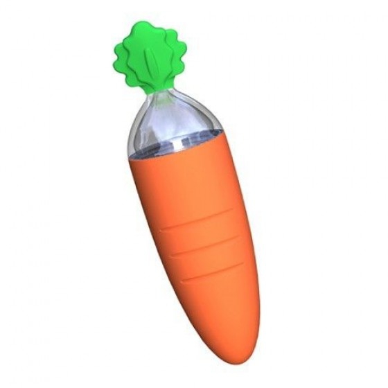 Lingurita speciala cu spatiu pentru depozitare mancare BO Jungle pentru bebelusi in forma de morcov [1]