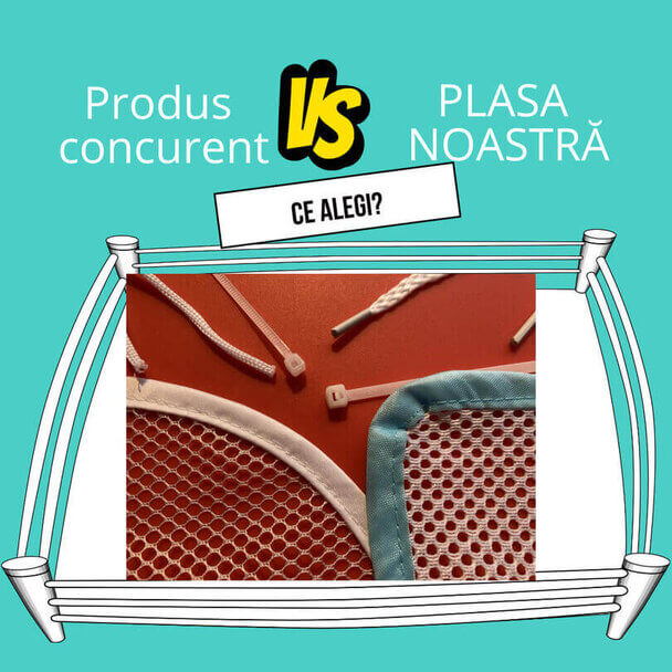 Plasa de siguranta Empria versus produs concurent