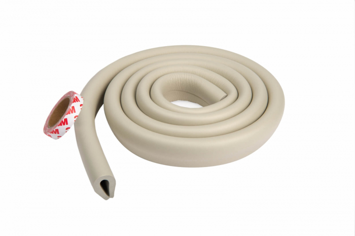 Banda protectie forma u pentru muchii si margini, 3.5x0.7x200 cm, gri