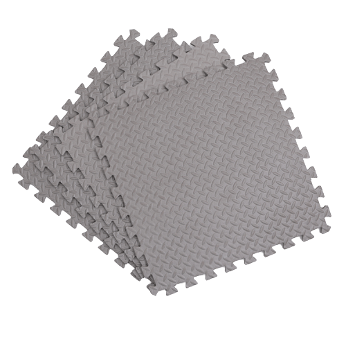Covoras moale puzzle 4 bucati extra groase, 60 60 2.5 cm, diverse culori