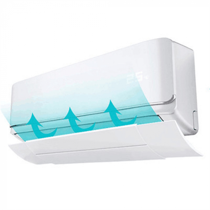 Produs resigilat - deflector aer conditionat, extensibil 50-74 cm, alb
