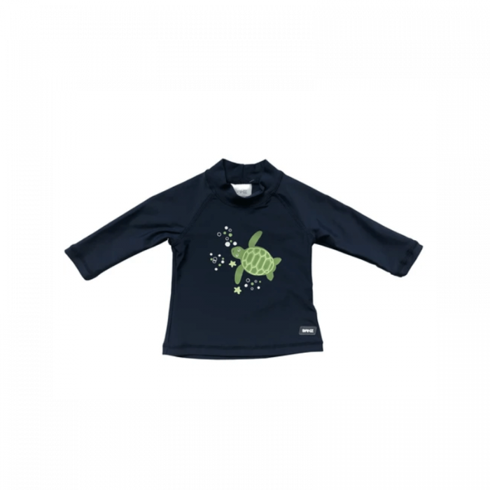 Tricou maneca lunga, anti-iritatii si cu grad mare de protectie solara, marimea 8, testoase