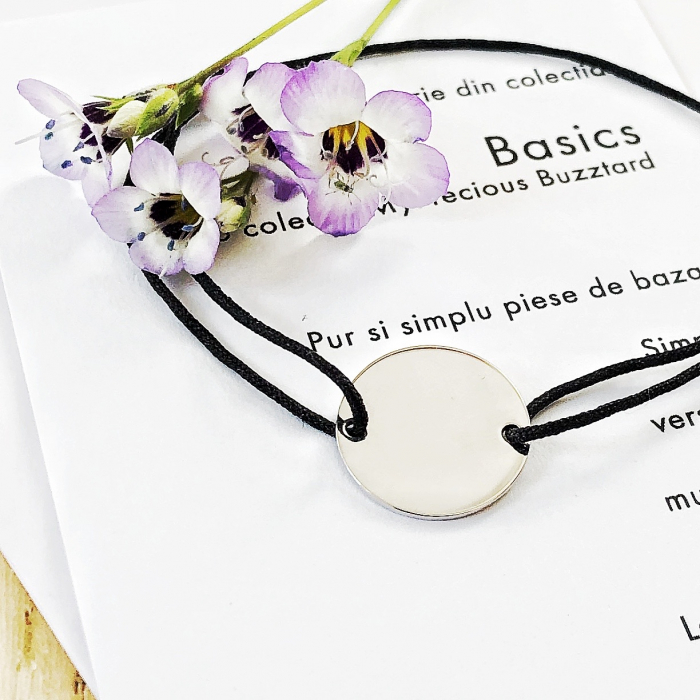 Bratara BASICS cu ban 14 mm - argint 925 [2]