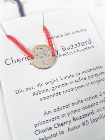 Bratari - Bratara Cherie Cherry cu ban Infloresc & Copac - argint 925