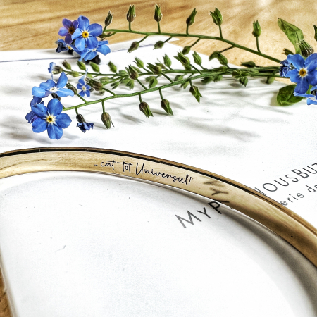 Bratara Custom Made Cuff - aur 14k [1]