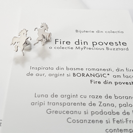 Cercei - Cercei Fire din poveste cu unicorni - argint 925