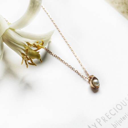 Coliere - Colier Fire din poveste cu perla - aur 14k