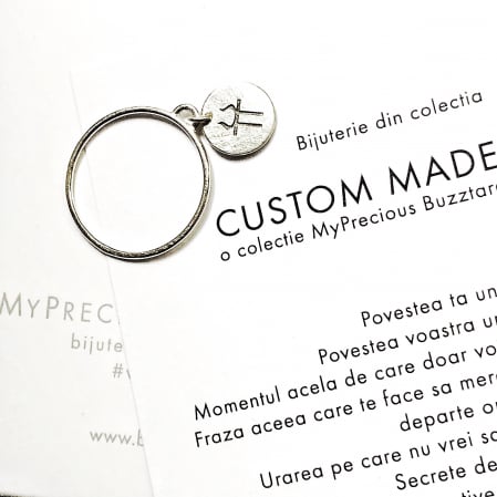 Inele - Inel Custom made cu ban - argint 925