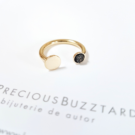 Inele - Inel Thea LaMenthe - Diamant brut-ban - aur 14k