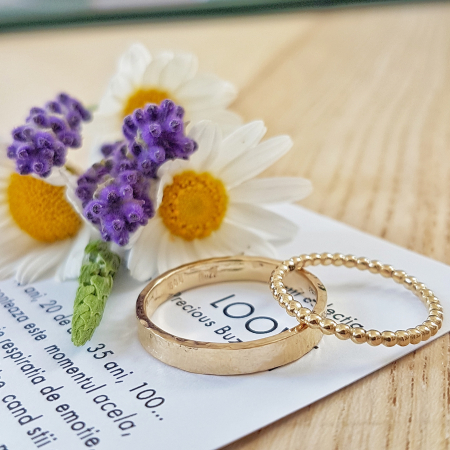 Colectii - Verighete Fire din poveste - Mix & Match - aur 14k