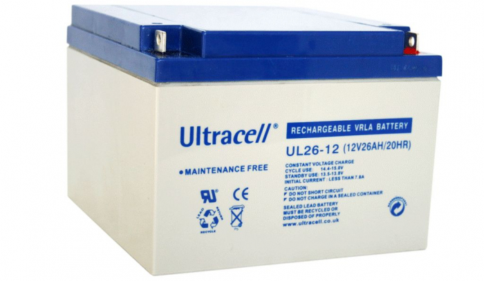 Acumulator plumb acid Ultracell 12V 26Ah [1]