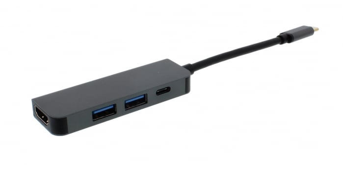 Adaptor USB-C - HDMI, 2xUSB3.0, USB-C PD [1]