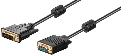 Cablu DVI - VGA  12+5p - 15p HD 2m [1]