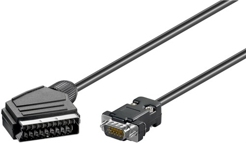 Cablu SCART tata - VGA tata 2m [1]