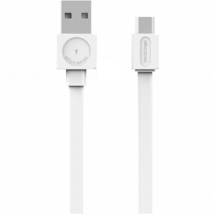 Cablu USB2.0 - micro USB, 1.5m, alb, Allocacoc [1]
