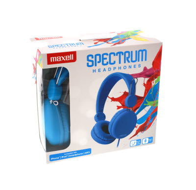 Casca stereo Spectrum HP albastra Maxell [1]